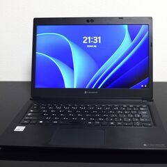 TOSHIBA高性能10世代CPU最新Windows11メモリ8GB高速SSD240GBWifi接続可能カメラ内蔵の画像