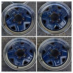 ジムニー純正ホイール  １６✕５J  JB23リムメッキ 希少  長野市の画像