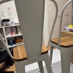 定価18000円カウンターチェア2点セットほぼ未使用の画像