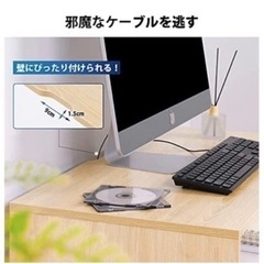 【美品】デスク/ワークデスク/引き出しありの画像