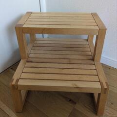 IKEA　Molger　ステップスツール　バーチ　廃盤の画像