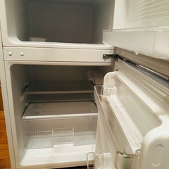  2ドア冷蔵庫 (87L・右開き)1-2人用の画像