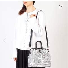 アニエス・ベー agnes b ドクターズバッグ　2Way ショルダーAdrian Beauコラボ　美品の画像