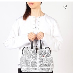 アニエス・ベー agnes b ドクターズバッグ　2Way ショルダーAdrian Beauコラボ　美品の画像
