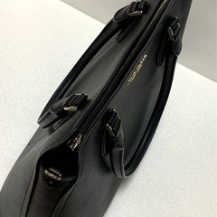kate spade NEWYORK ケイトスペード ブラックレザー　2WAYハンドバッグ・ショルダー 超美品の画像