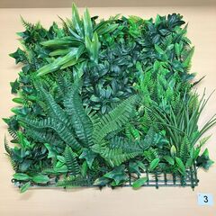 観葉植物壁面パネル・ウォールグリーン（50×51）３枚セットの画像