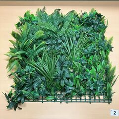 観葉植物壁面パネル・ウォールグリーン（50×51）３枚セットの画像