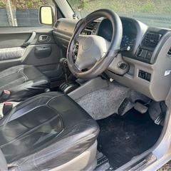 スズキ ジムニー 社外パーツ多数 リフトアップ マッドタイヤ 4WD クロカン オートマの画像
