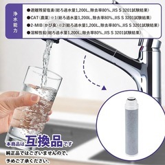 浄水器カートリッジ(開封済み、未使用)の画像