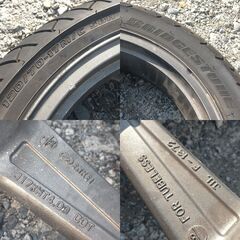 ブリジストン バイクタイヤ 2本 BATTLAX BT45F/BT45R 120/70-17M/C 58H 150/70-17M/C 69Hの画像
