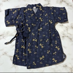 【美品】トンボ柄甚平セット 70cm ベビー用甚平 夏祭の画像
