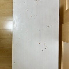 決まりました🙇‍♂️値下げなし早い者勝ち❗️木製 センターテーブル リビングテーブル ローテーブル 棚付 幅90cmの画像