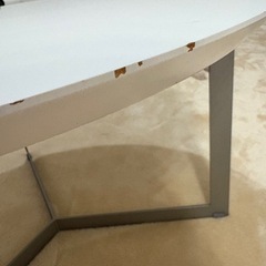 【無料】ローテーブル／ちゃぶ台・円形テーブル（直径67cm 高さ37cm）※一人暮らしやカフェ風インテリアに◎の画像