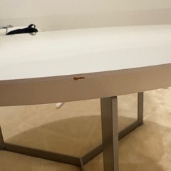 【無料】ローテーブル／ちゃぶ台・円形テーブル（直径67cm 高さ37cm）※一人暮らしやカフェ風インテリアに◎の画像