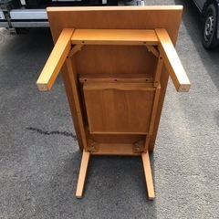 ローテーブル センターテーブル　木製 引き出し付き ライトブラウン 110cm×55cm×高さ39cmの画像
