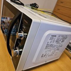 美品✨東芝の電子レンジ「ER-SM17(W)」の画像
