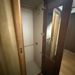 【和洋ダンス／衣装ダンス】着物 洋服 クローゼット 間仕切り タンスの画像