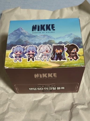勝利の女神:NIKKE ニケ韓国限定アクリルブロック全5種5個セット