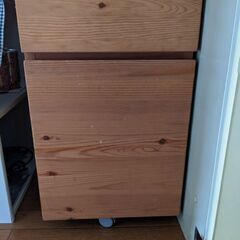 粗大ごみ or 無料引取　無印のローラー付き引き出し