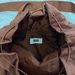 美品UNIQLO U バケットバッグ(ラージ)の画像