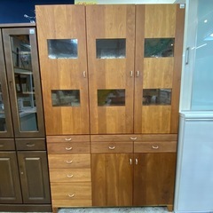 【愛品館 江戸川店 】3枚スイング扉カップボード CHARDONNAY（シャルドネ）の画像