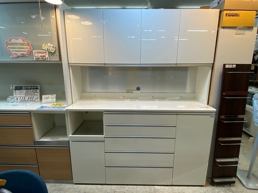 【愛品館 江戸川店 】4枚スイング扉キッチンボード PAMOUNA（パモウナ）