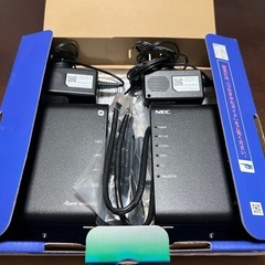 NEC 無線LANルータセット　WG1200HS3　の画像