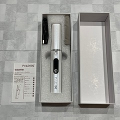 ヘアアイロン コードレス 機内持ち込み可 USB充電 ストレート 2way 白の画像