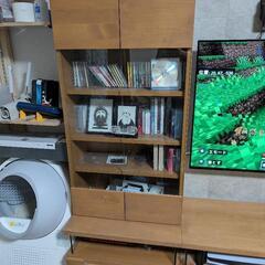 unico WYTHE(ワイス) AVボード サイド棚セットの画像