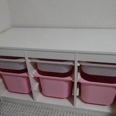 おもちゃ箱　収納ボックスの画像