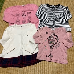 女の子　長袖　長ズボン　80の画像