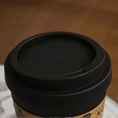 【新品未使用】コーヒーカップ型 ゴミ箱  黒の画像