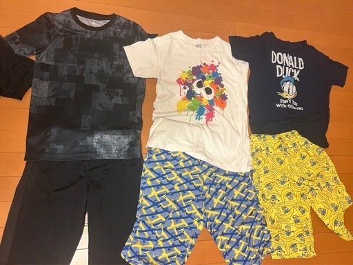 アディダス&プーマ　140 まとめ売り　中古子供服 子供服、男の子、夏服まとめ売り、140サイズ-150サイズadidas