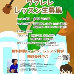 🌺狭山市入曽・入間のウクレレ教室🌺Hilo Ukulele