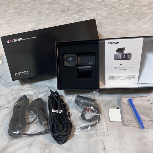 【新品未使用】ドライブレコーダー ドラレコ 4K 前後カメラ ミラー型 UHD 800万画素