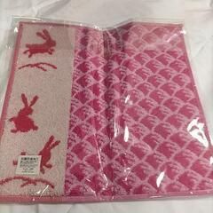 加賀の雅 うさぎ タオルハンカチの画像