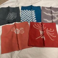 14枚 絞り 染め ハンカチの画像