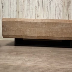 無垢材テレビボード【美品】の画像