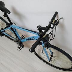 【中古】HEAD ヘッド 700x28C クロスバイク ORNITO オルニト グレイッシュブルー/21段変速/420mmの画像