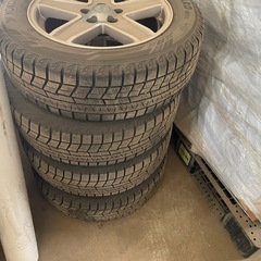ジープ　パトリオット　純正ホイール　スタッドレスタイヤ付き　4本セットの画像