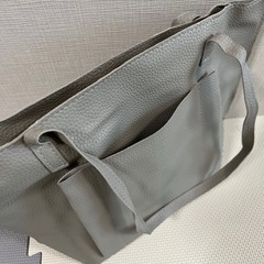 【未使用品】4点 レディースバッグセット トートバッグ ショルダーバッグ グレーの画像
