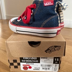 V38BABY SK8-HI 12-14 オールドスクール　バンズ　美品の画像