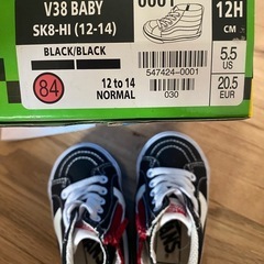 V38BABY SK8-HI 12-14 オールドスクール　バンズ　美品の画像