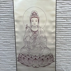 観音菩薩　掛け軸