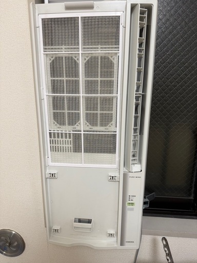 コロナ 窓枠エアコン 使用期間1ヶ月