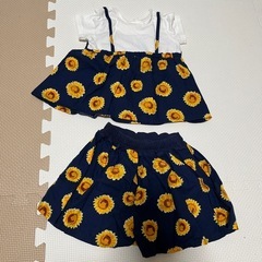 ベビーキッズ　ひまわり90cmの画像