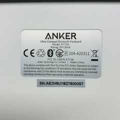 【新品】Anker Bluetooth キーボードの画像