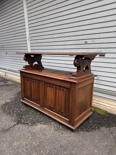 イギリス　ビンテージ Vintage モンクスベンチ