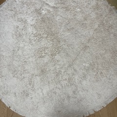 7/19・20日取引き可能な方‼️新品円形カーペット可愛い💓の画像