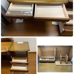 【超美品】　学習机 3点セット　チトセ株式会社製の画像